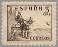 Spain 1937 Cid & Isabel 5 CTS Sepia Edifil 816A. España 816a. Subida por susofe